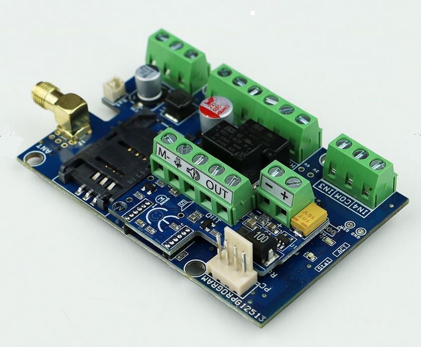 GSM kaputelefon panel, 2 rel kimenet, 4 laks, ASC Global Audio